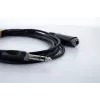 Cable alargador de jack TRS 6,3mm Cordial 14825 5m negro