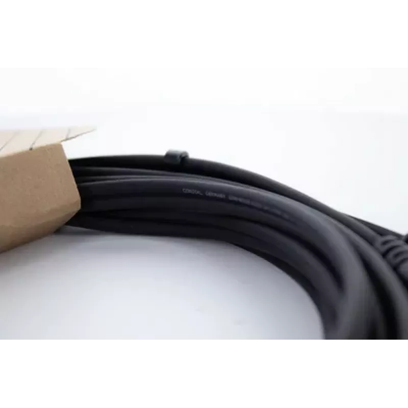 Cable de conexión de audio Cordial 14841 2x jack 6,3mm TS mono a 2x conector macho RCA 3m negro PVC cable twin