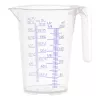 Vaso medidor Pressol 07 060 0,25 L PP transparente con vertedor y asa