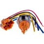 Pulsador JOY-IT BUTTON22B-M-GR (contacto de cierre), 22mm, 250V AC 7A, 1 NO, IP67, IK10, verde