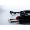 Cable adaptador en Y de audio Cordial 14866 3,5 mm estéreo a 2x 6,3 mm mono 1 m negro