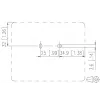Caja de acometida de fibra óptica METZ OpDAT ADT VIK 2xLC-D OM4 blanco puro RAL 9010 1501107H02HC