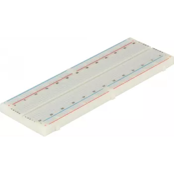 JOY-IT 830 Tie Point placa de pruebas sin soldadura, 165 x 55 mm, blanco rb-breadboard2