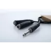 Cordial EY 0.3 PGG cable adaptador en Y 1x conector macho jack mono de 6,3 mm a 2x conectores hembra jack mono de 6,3 mm 0,3m negro 14884