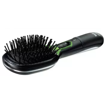 BRAUN BR 710 cepillo de pelo iónico con tecnología Iontec, inalámbrico, negro/plata