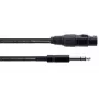 Cordial EM 3 FV cable de jack XLR a TRS de 6,3 mm 3m negro 14822