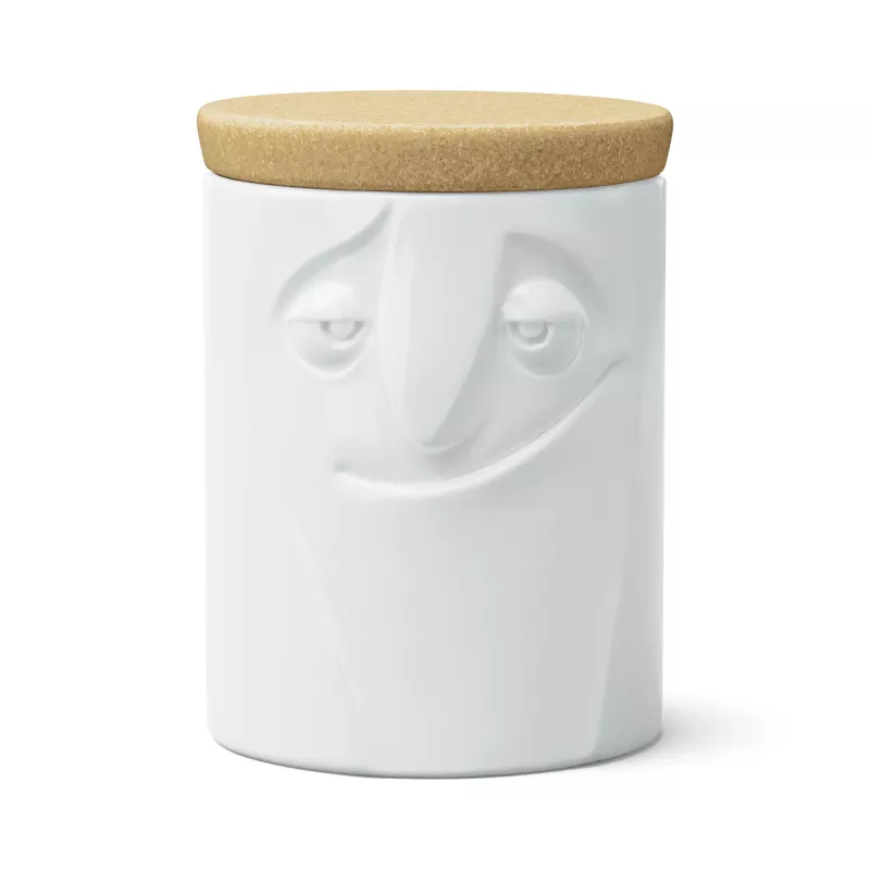 FIFTYEIGHT PRODUCTS Charmant tarro de porcelana para conservas 1700 ml blanco