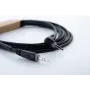 Cordial 14833 cable de audio jack de 3,5 mm 3 m negro PVC trenzado