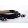 Cordial 14835 cable de audio RCA 1m negro Twin PVC