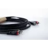 Cordial 14835 cable de audio RCA 1m negro Twin PVC