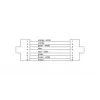 Cable de red Cordial 15541 CAT 5e S/UTP, RJ45, 20 m, negro, funda de PUR