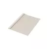 Carpetas de encuadernación térmica LMG A4 beige lino 3 mm lomo pack de 50 BMDLEM-BEIG-R3
