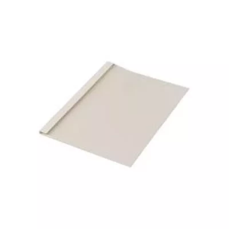 Carpetas de encuadernación térmica LMG A4 beige lino 3 mm lomo pack de 50 BMDLEM-BEIG-R3