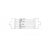 Cable de red Cordial 15590 CAT 7a S/FTP, RJ45, 2 m, negro, funda de PUR
