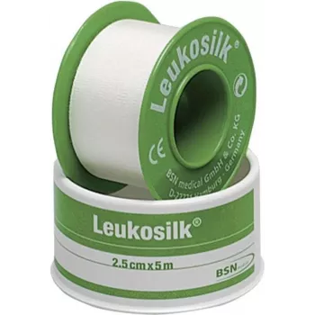 Söhngen Leukosilk 5 m x 2,5 cm esparadrapo de fijación blanco 1009210