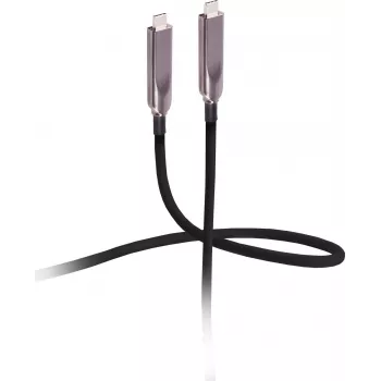 Flexline Cable óptico activo híbrido USB-C 12,5m 8K 60Hz 10Gbps 60W PD TPU negro FL31-44211
