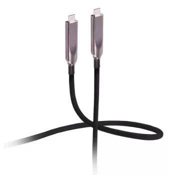 Flexline Cable óptico activo híbrido USB-C 12,5m 8K 60Hz 10Gbps 60W PD TPU negro FL31-44211