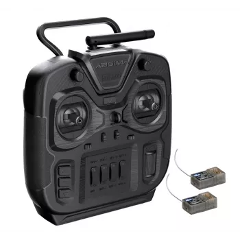 Absima SR6S-EVO Sistema de radiocontrol de 6 canales 2,4GHz con dos receptores (negro) 2000111
