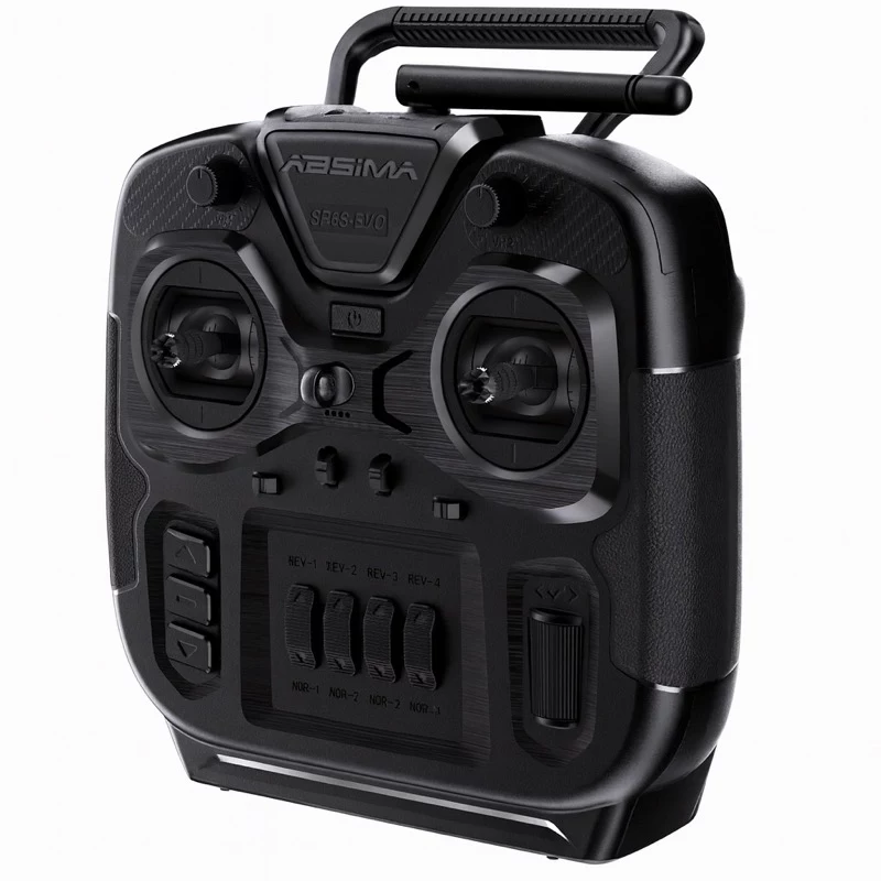 Absima SR6S-EVO Sistema de radiocontrol de 6 canales 2,4GHz con dos receptores (negro) 2000111
