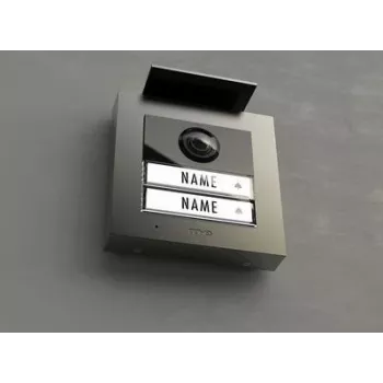 M-E MODERN-ELECTRONICS VDV-2020 A Videoportero con RFID, cableado, unidad exterior antracita (41267)