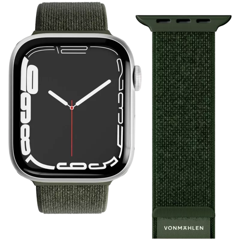 VONMÄHLEN Fitness Loop 2 Correa para Apple Watch 44mm, 45mm, 49mm – Oliva