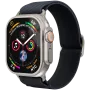 VONMÄHLEN Classic Nylon Loop Correa para Apple Watch 44/45/46/49mm, Azul marino, Talla única
