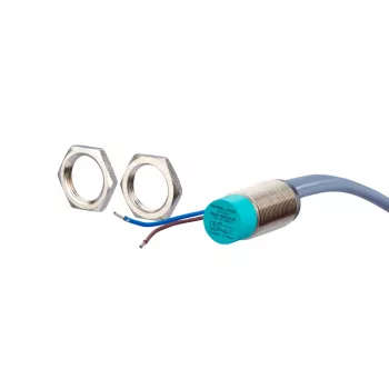 METZ CONNECT Sensor inductivo de proximidad 2 hilos DC M12 enrasado NO 2mm IP67 Cable 2m 110149