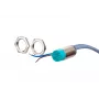 METZ CONNECT Sensor inductivo de proximidad 2 hilos DC M12 enrasado NO 2mm IP67 Cable 2m 110149