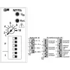 METZ CONNECT MFRk-E12 Relé multifunción temporizador 0,15-800s, 24-240V AC/DC, 1 CO 110310412230