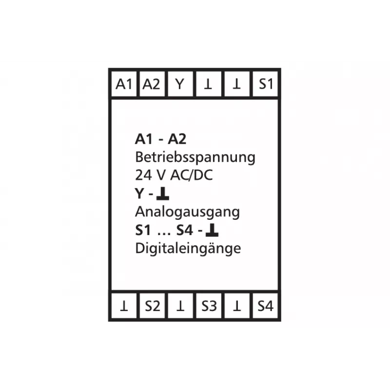 METZ CONNECT KAD-C12 Emisor de valor analógico 0-10V 24V AC/DC mando giratorio empotrable Blanco puro 110656