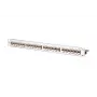 METZ CONNECT 130921-E EDATmod-MP24 Panel de parcheo modular E-DAT de 24 puertos, acero inoxidable, 1U