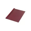LMG Carpeta de encuadernación térmica A4 rojo oscuro lino 4 mm lomo (BMDLEM-RO-R4)