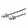 METZ CONNECT 13084U1033-E Cable de parcheo Cat6 S/FTP, 1 m, gris