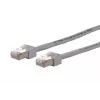 METZ CONNECT 13084U1033-E Cable de parcheo Cat6 S/FTP, 1 m, gris