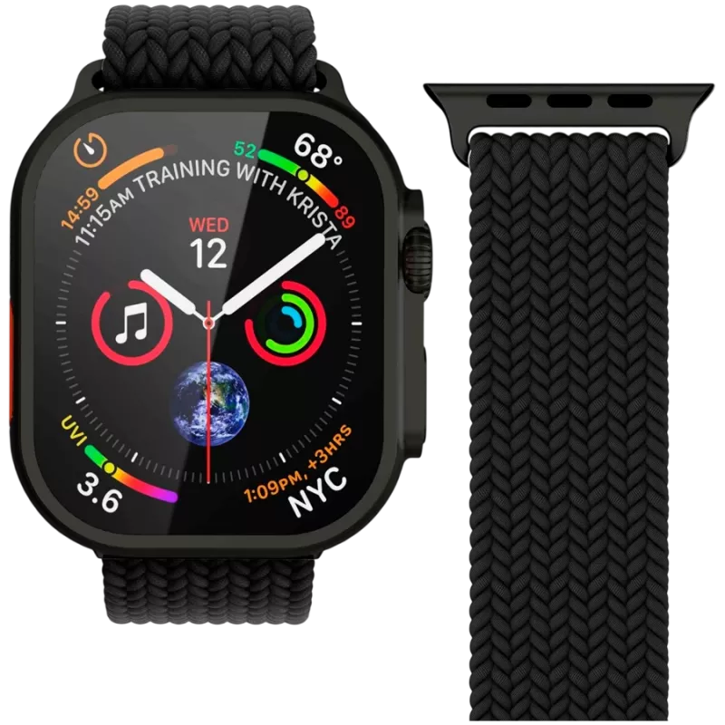 VONMÄHLEN Woven Loop 40, 41, 42mm talla única, All Black