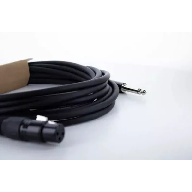Cordial EM 10 FP cable de audio XLR a jack mono de 6,3 mm 10 m negro 14752