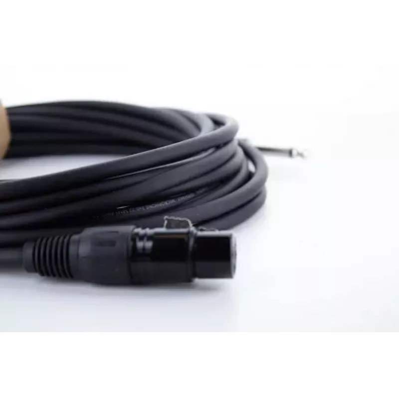 Cordial EM 10 FP cable de audio XLR a jack mono de 6,3 mm 10 m negro 14752