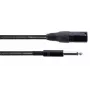 Cordial EM 5 MP cable de audio XLR a jack mono de 6,3 mm 5 m negro 14753