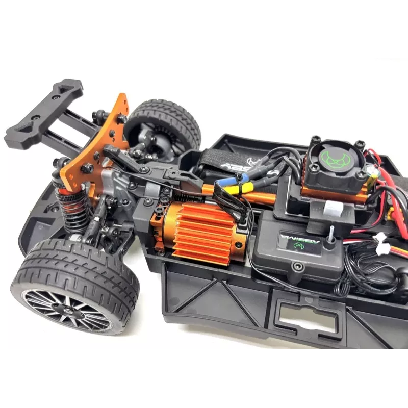Absima Speed Demon 1:12 coche de rally 4WD Brushless RTR coche RC blanco 70 km/h