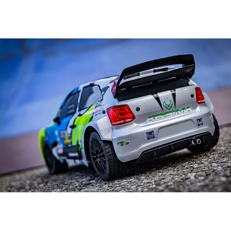 Absima Speed Demon 1:12 coche de rally 4WD Brushless RTR coche RC blanco 70 km/h