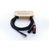 Cordial EY 1 WRMM cable adaptador en Y XLR conector TRS de 3,5mm a 2x conector XLR 1m negro 14873