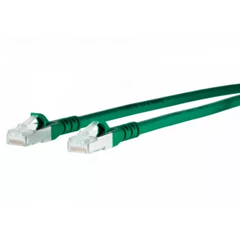 METZ CONNECT 1308450355-E cable de parcheo Cat6a S/FTP, 0,3 m, verde