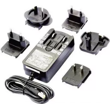 Dehner SYS 1541-2412-W2E fuente de alimentación de enchufe de tensión fija 12V 2A, 24W, conector DC 5,5x2,1mm, Level VI