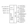 Dispositivo de campo METZ BMT-F-DO4 BACnet MS/TP con 4 salidas de relé, 4 entradas universales, 2 salidas analógicas, RS485, montaje en carril DIN, 24V AC/DC 110886132170