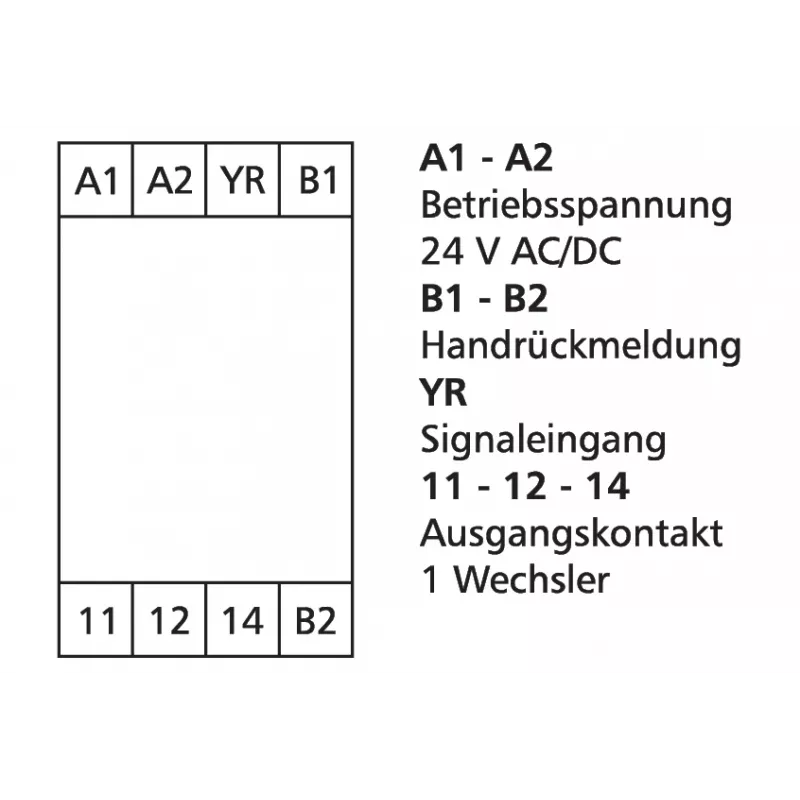 Interruptor de umbral METZ Connect 24 V AC/DC, 1 contacto conmutado, carril DIN, 17,5 mm, 11066670