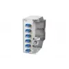 Caja de distribución de fibra óptica Metz 15024A07406-E OpDAT REGpro VIK 6xLC-D OS2, blanco puro RAL 9010