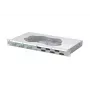 Panel de parcheo de empalmes METZ CONNECT 1U 19 pulgadas para montaje en rack, 6x SC-dúplex OM3 multimodo, 12 fibras, gris claro 150455BA06-F