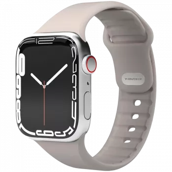 Correa VONMÄHLEN Classic Band 2 para Apple Watch 40/41/42mm, correa de cuero plena flor en color crema