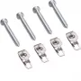 Hager ZZ44SF Soporte de montaje para carril DIN, pack de 4, gris