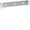 Carril DIN aislado Hager UT22C, carril DIN 35x7,5 mm, profundidad ajustable hasta 21 mm, gris